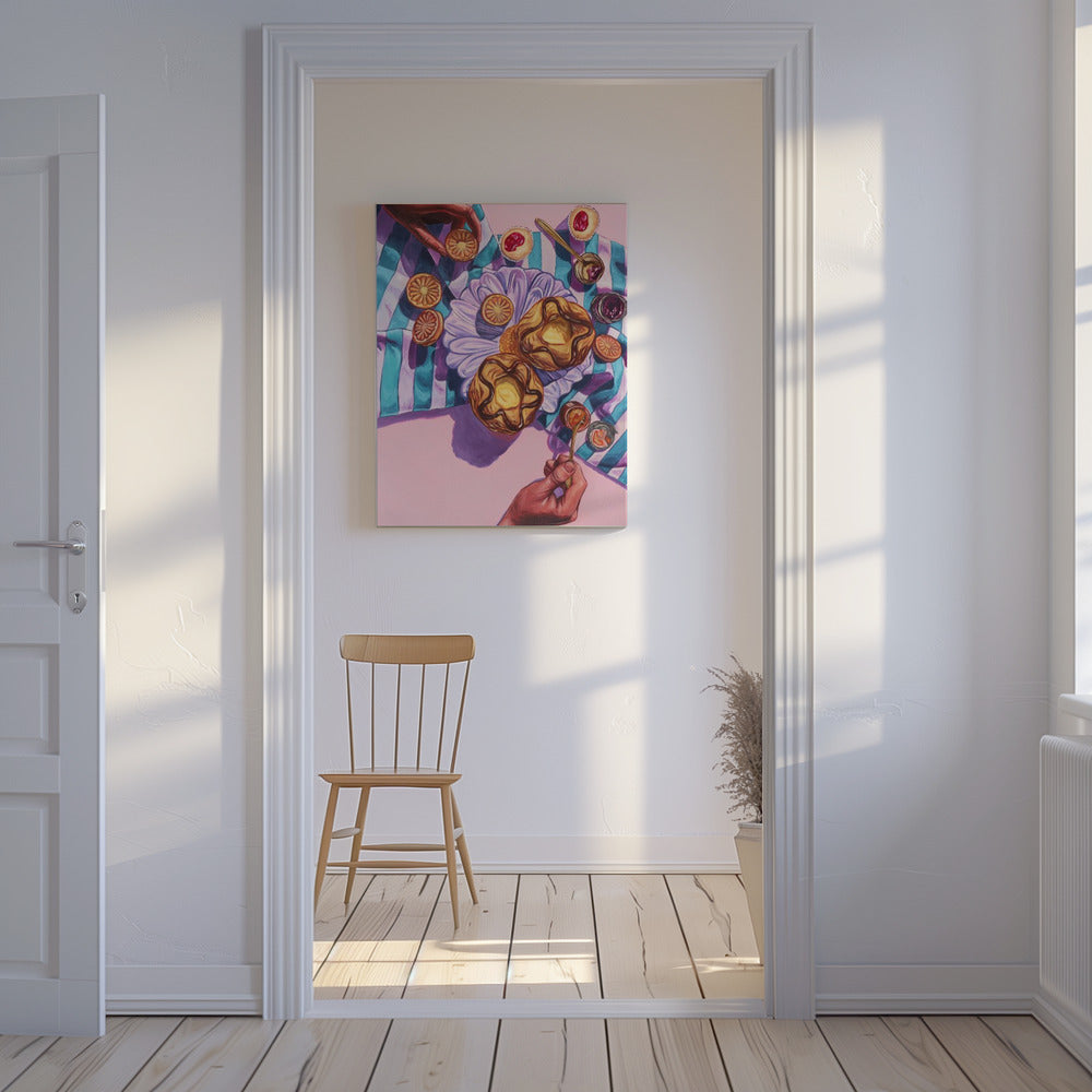 In den Lavendelschatten | Leinwand