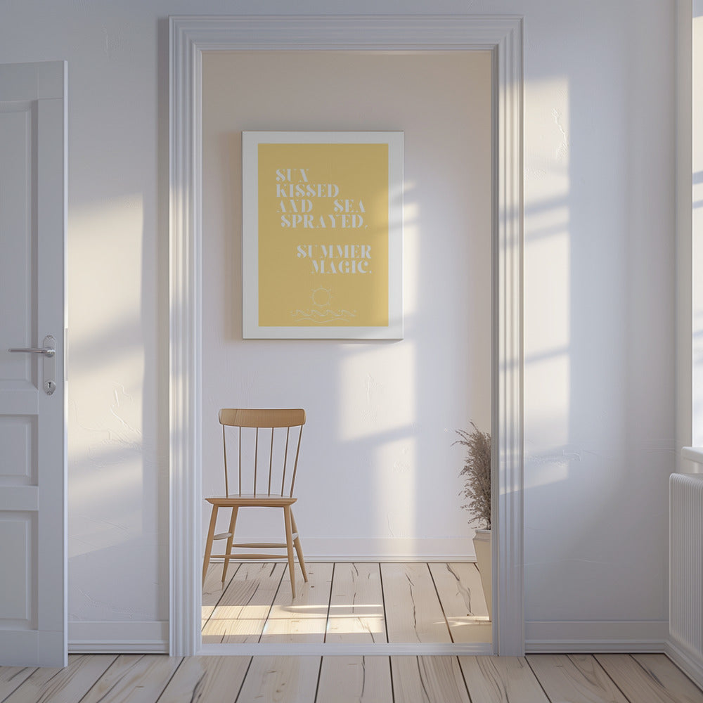 Summer magic, Quote + Illustration | Canvas