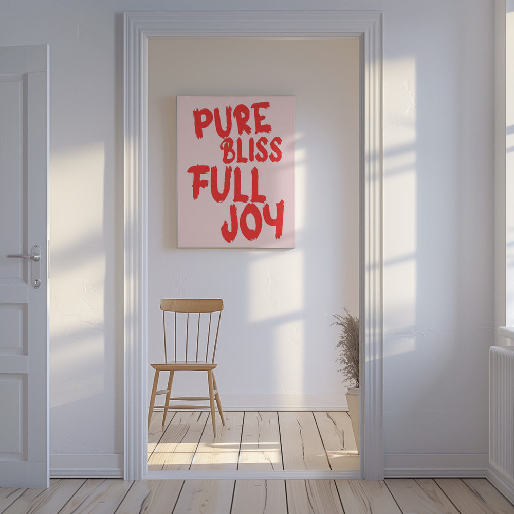 Pure Glückseligkeit, volle Freude | Leinwand