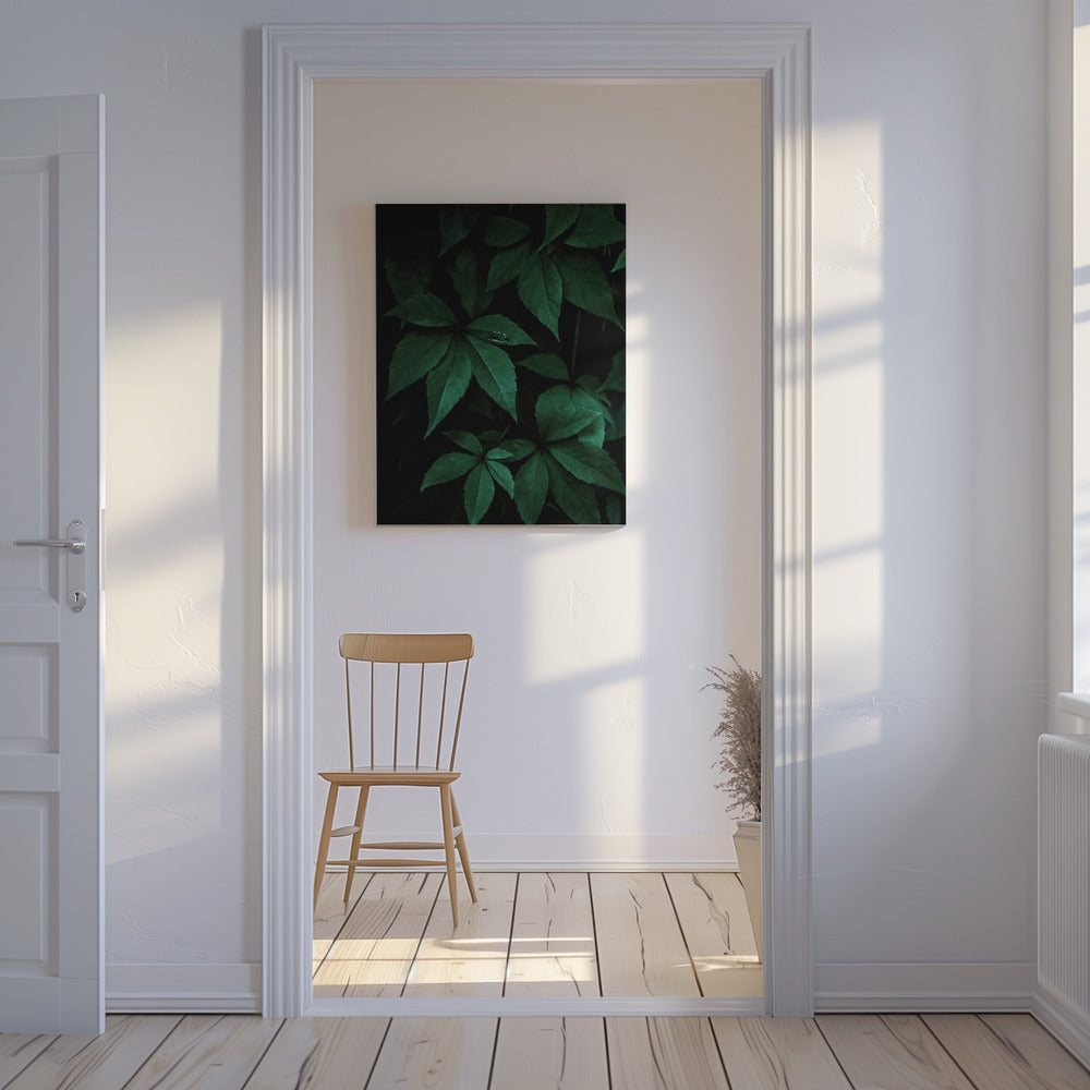 Dark Leaves 7 | Canvas