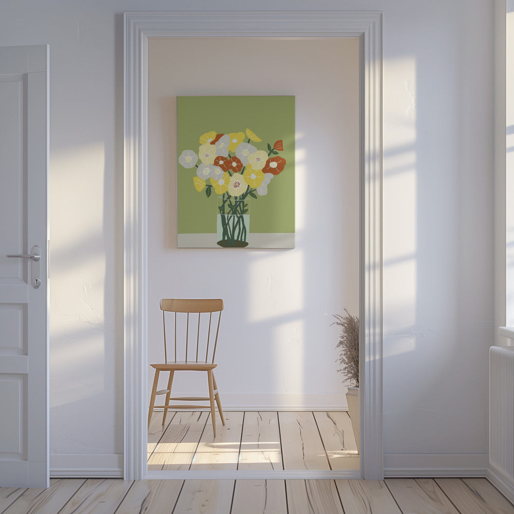 Blumenvase | Leinwand
