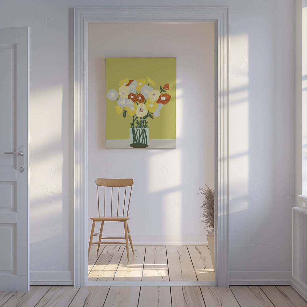 Blumenvase | Leinwand