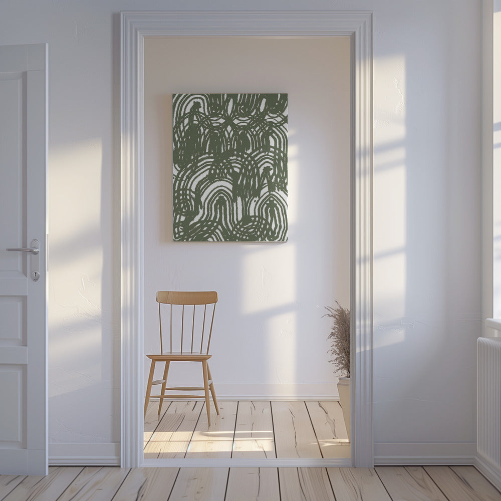 Green Pattern | Canvas