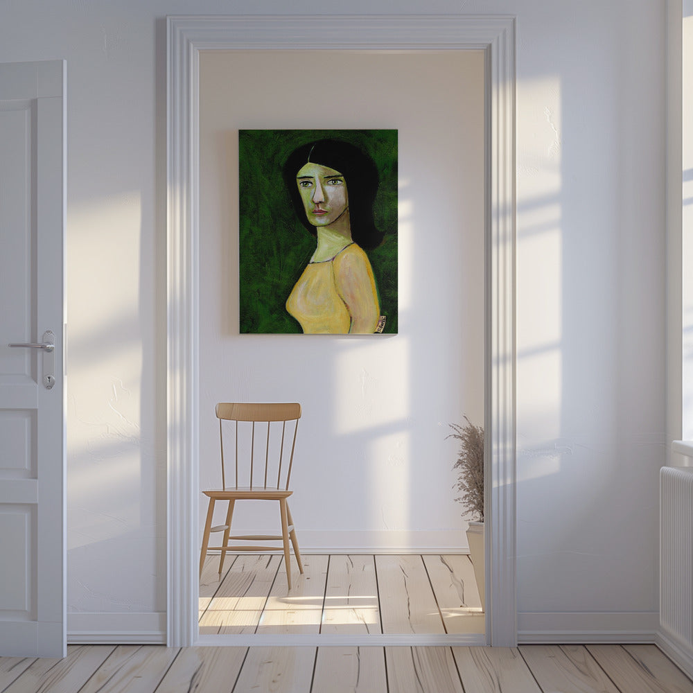 60er Jahre Frau | Leinwand