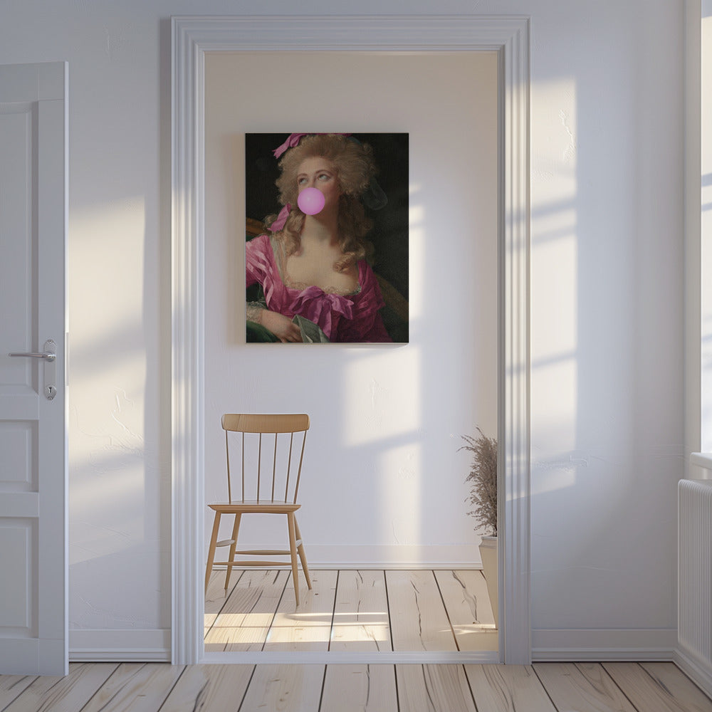Bubblegummadame Pink Kopie 2 | Leinwand