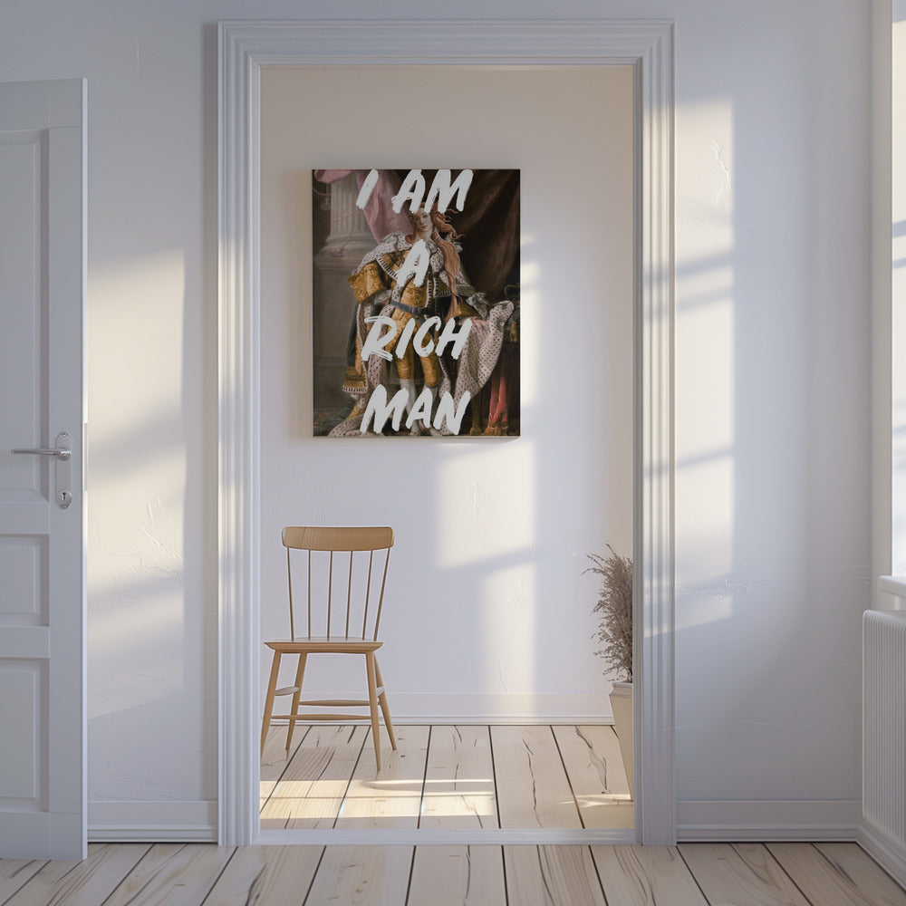 Richmanwhitetext Ratioiso | Leinwand