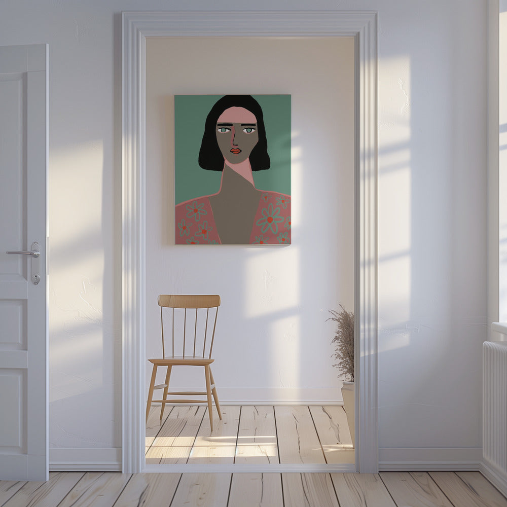 Edle Dame | Leinwand