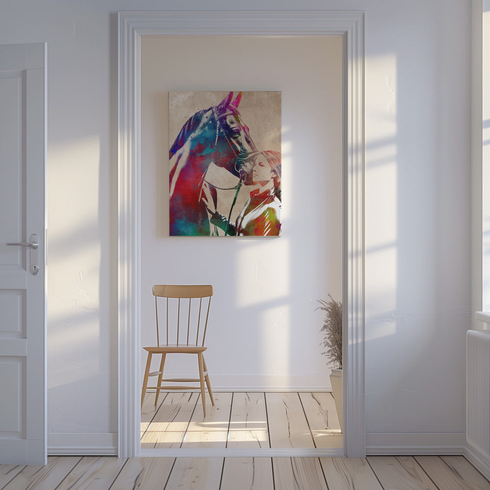 Sportkunst für Reiter | Leinwand