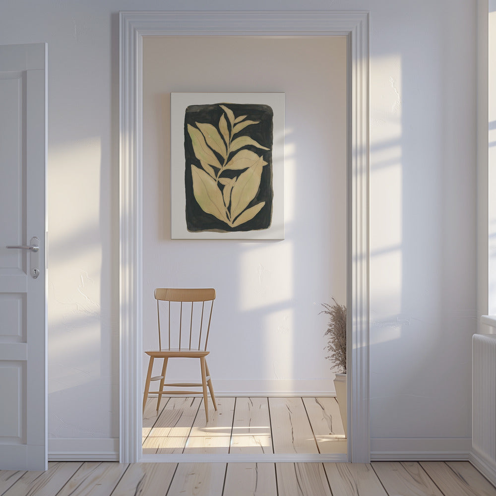 Foliage noir N.2 | Canvas