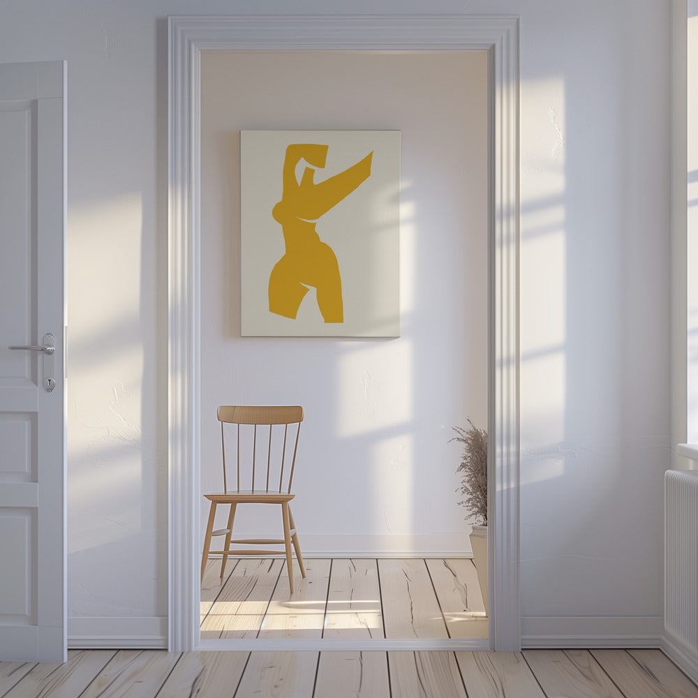 Die gelbe Muse 02 | Leinwand