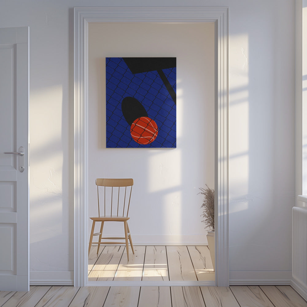 Backjard Basketball Court | Canvas