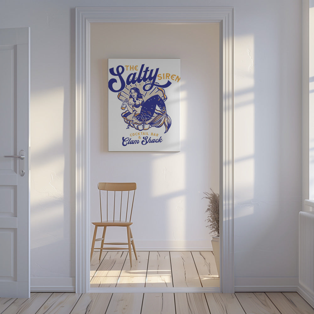 Salty Siren Cocktail Bar & Clam Shack Meerjungfrau | Leinwand