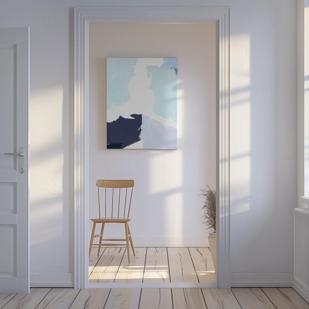 Blaue Farbfelder 1 | Leinwand