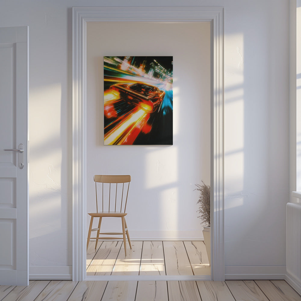 Straßenrennfahrer | Leinwand