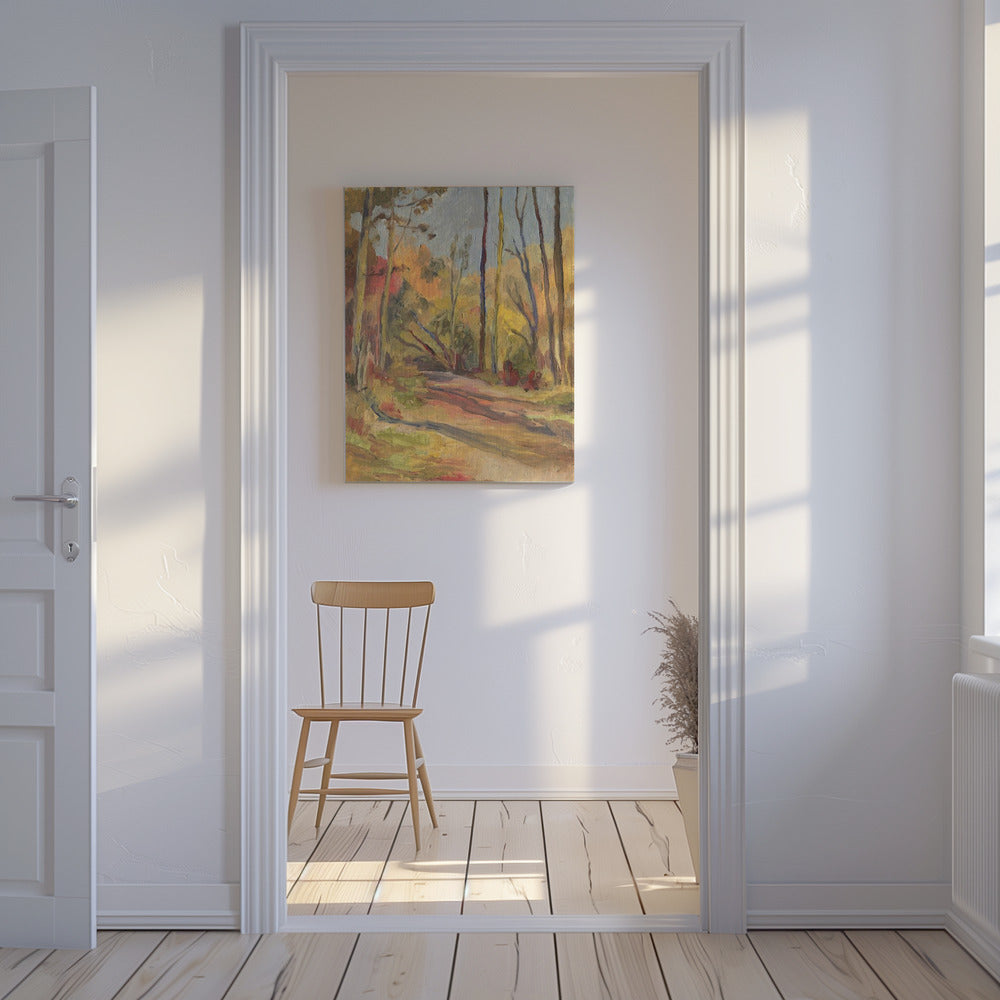Autumn Walk Oilpainting | Canvas