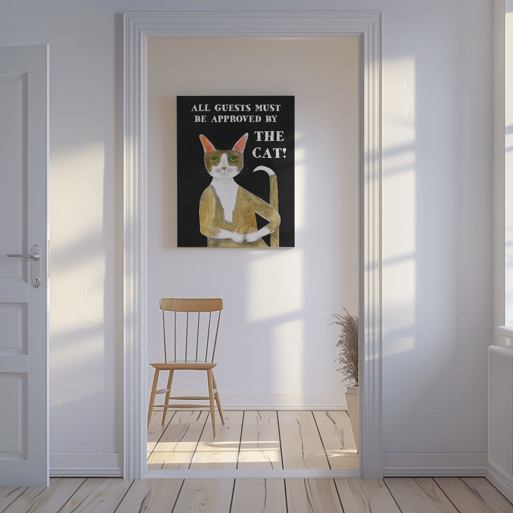 Von der Katze genehmigt | Leinwand