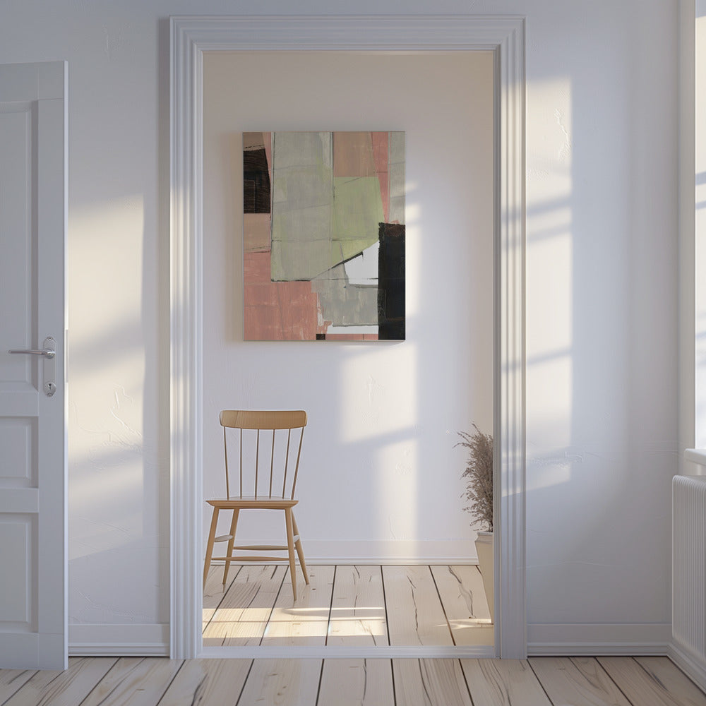 Abstrakte neutrale Architektur 2 | Leinwand