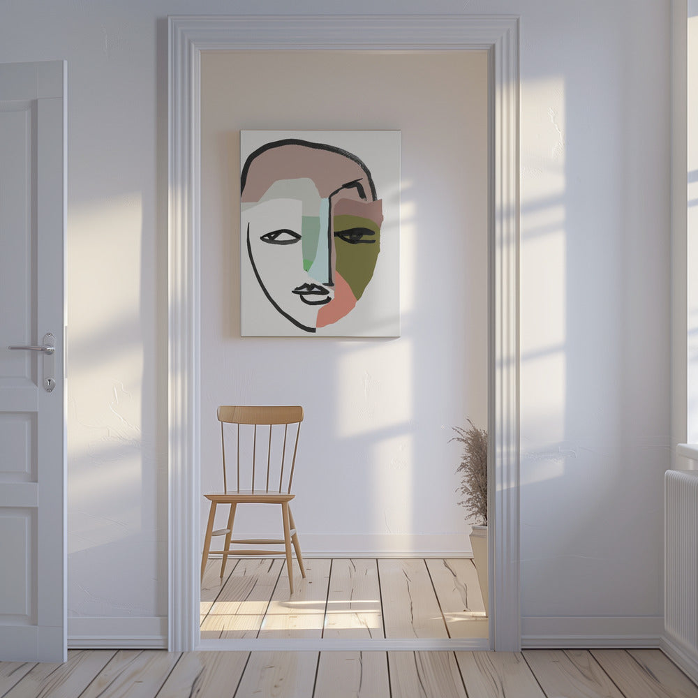 Visage No 1 Art Print | Canvas