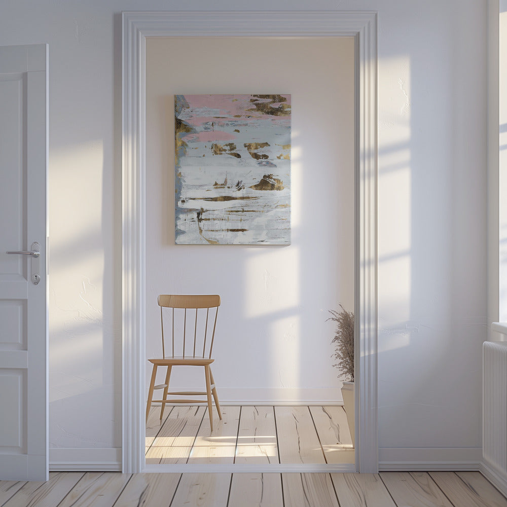Abstract Soft Whites 2 | Canvas