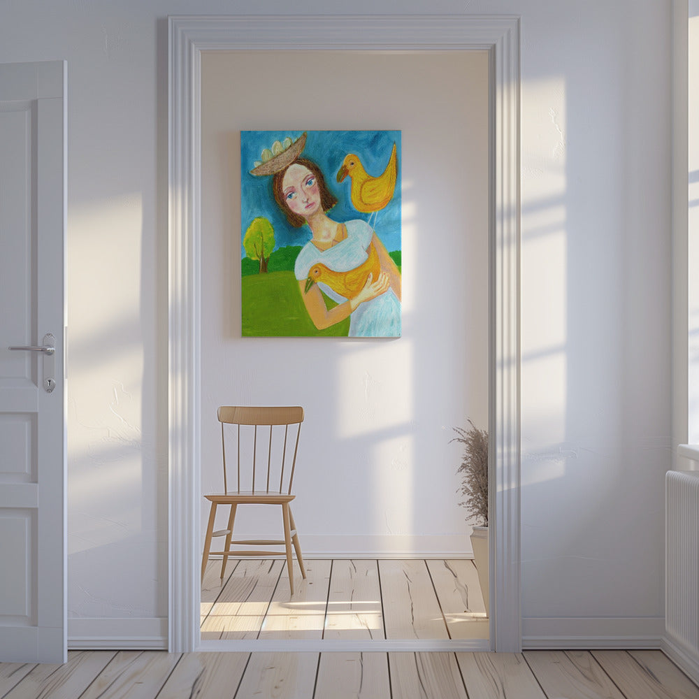 bird lady | Canvas