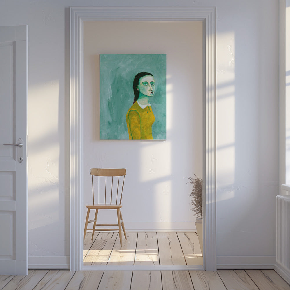 Lady in the Yellow Dress | Canvas