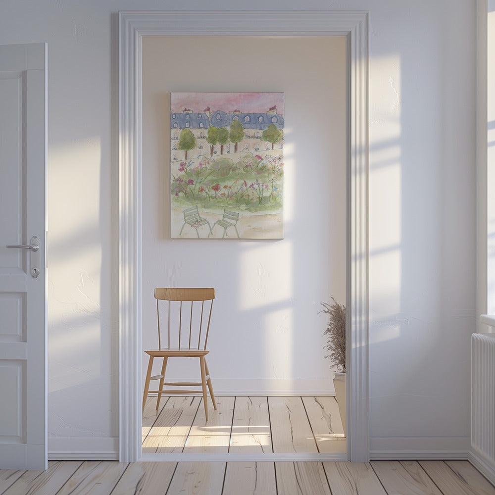 Pariser Garten | Leinwand