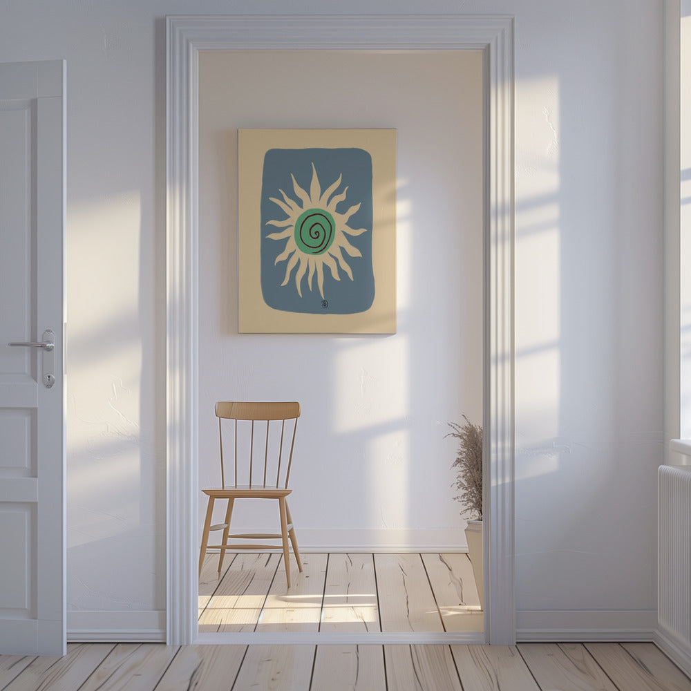 Sun Spiral Dance | Canvas