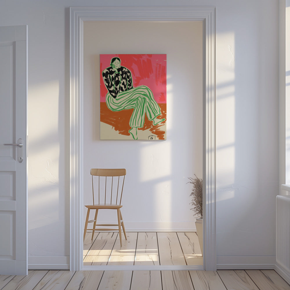 Calm Woman Portrait | Canvas