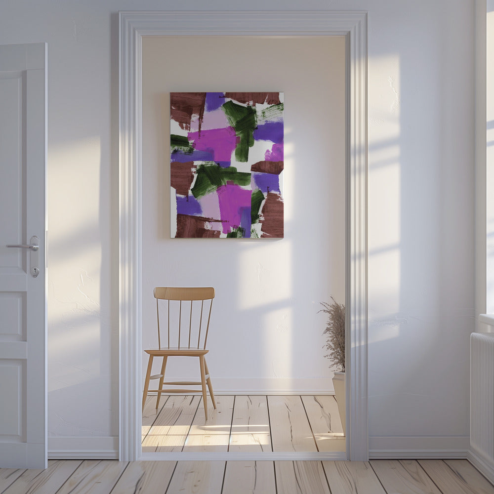 Deep Shades Abstract 2 | Canvas