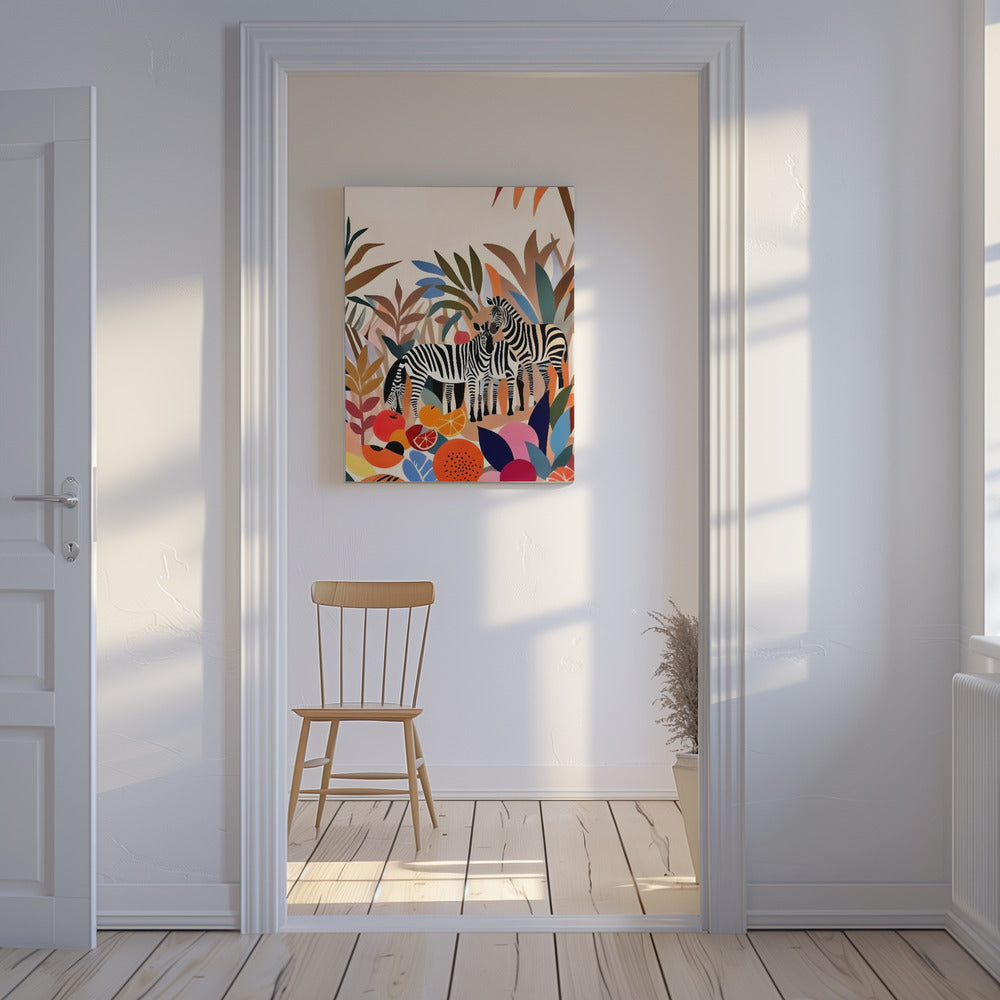 Drei Zebras | Leinwand