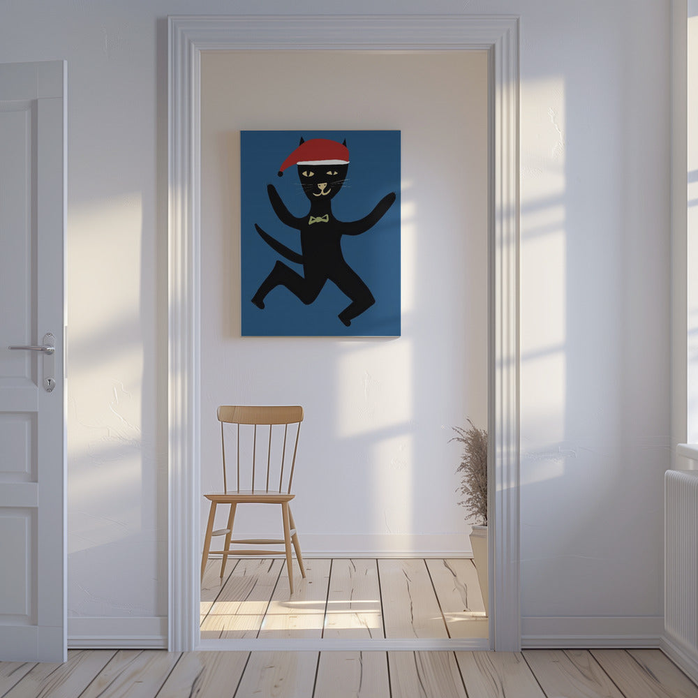 Xmas cat | Canvas