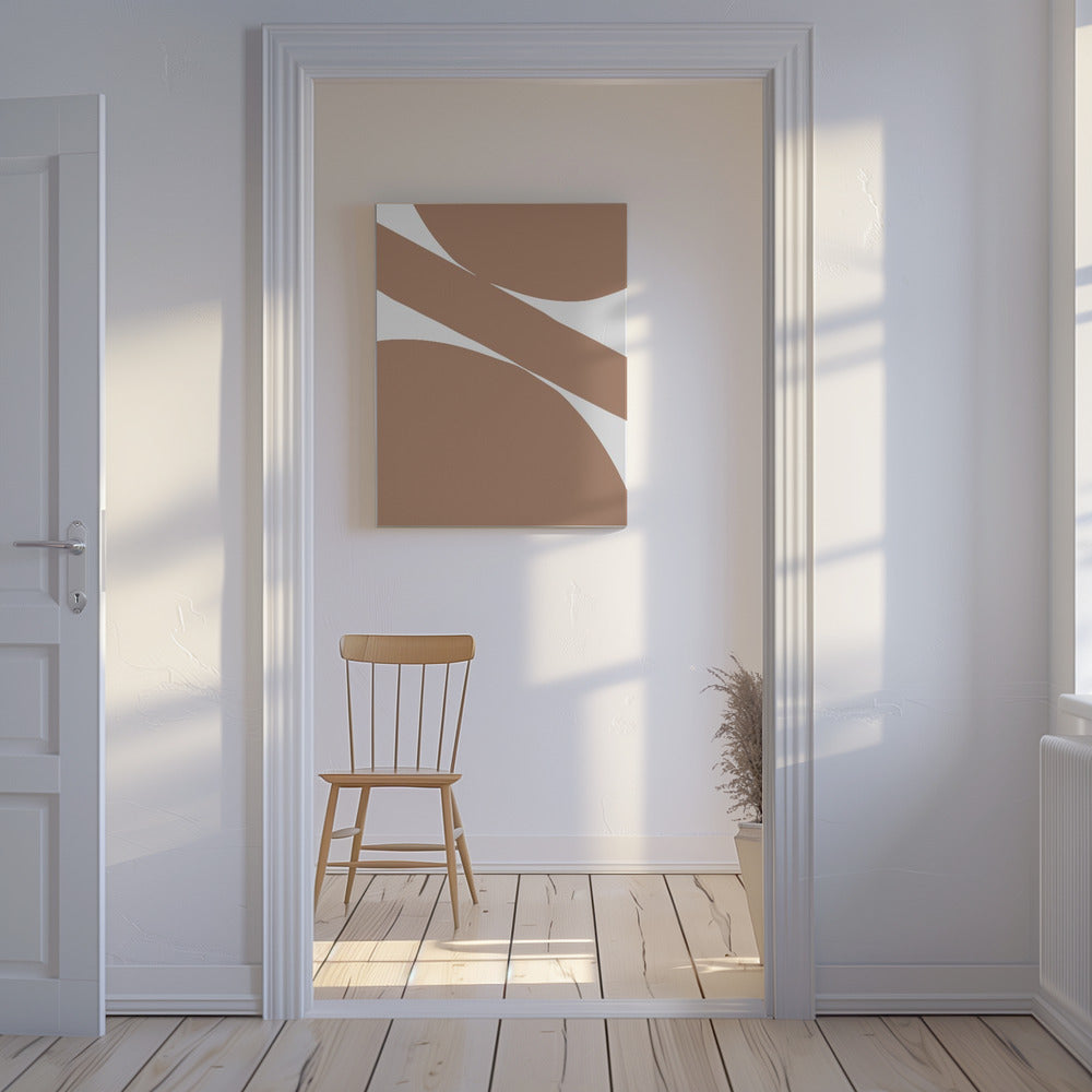 Abstract Mocha | Canvas