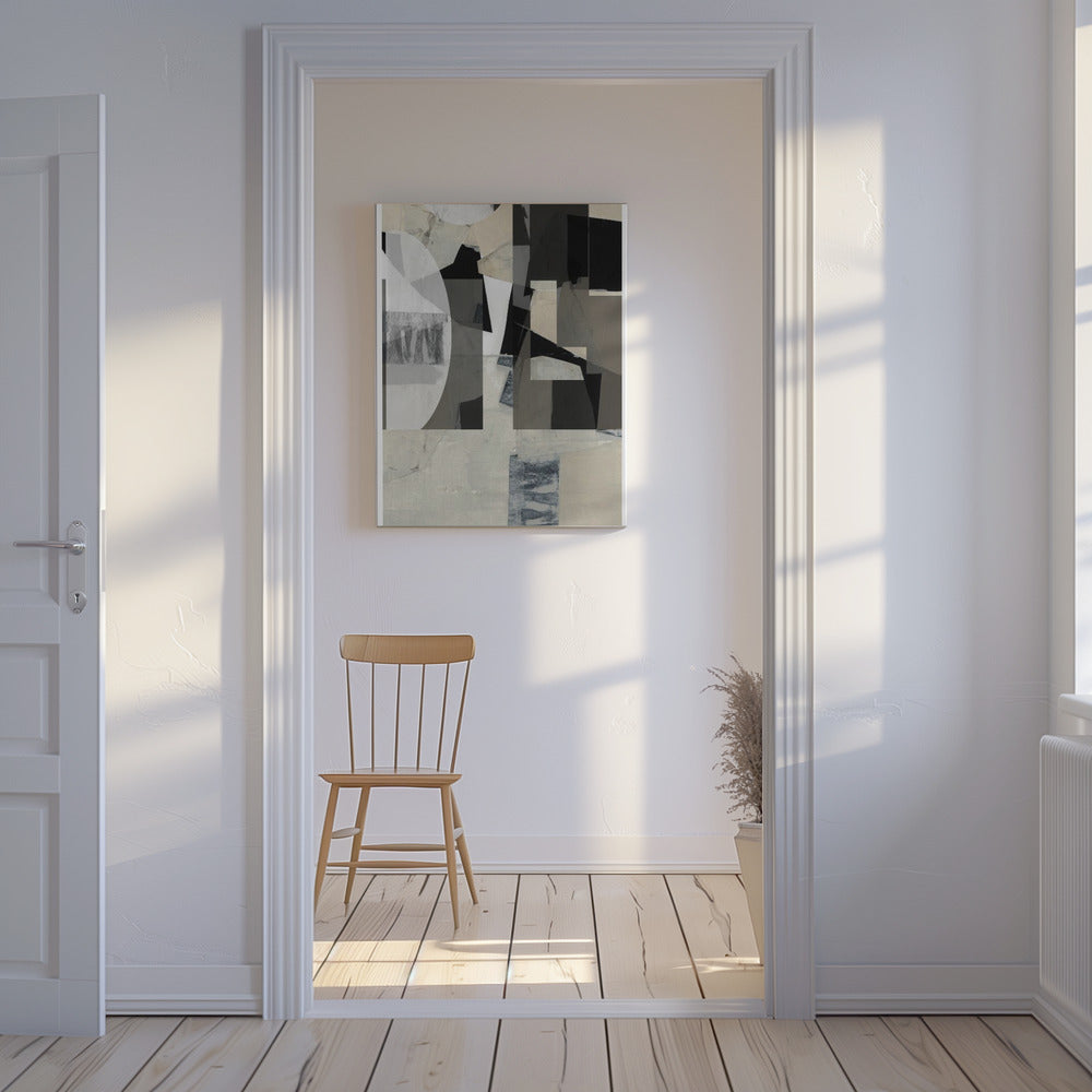 Monochrome Composition No. 2 | Canvas