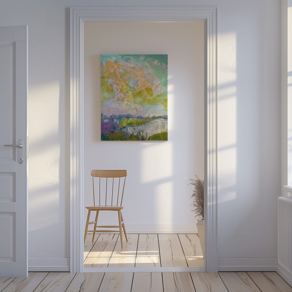 Sonnenbeschienene Reflexionen | Leinwand
