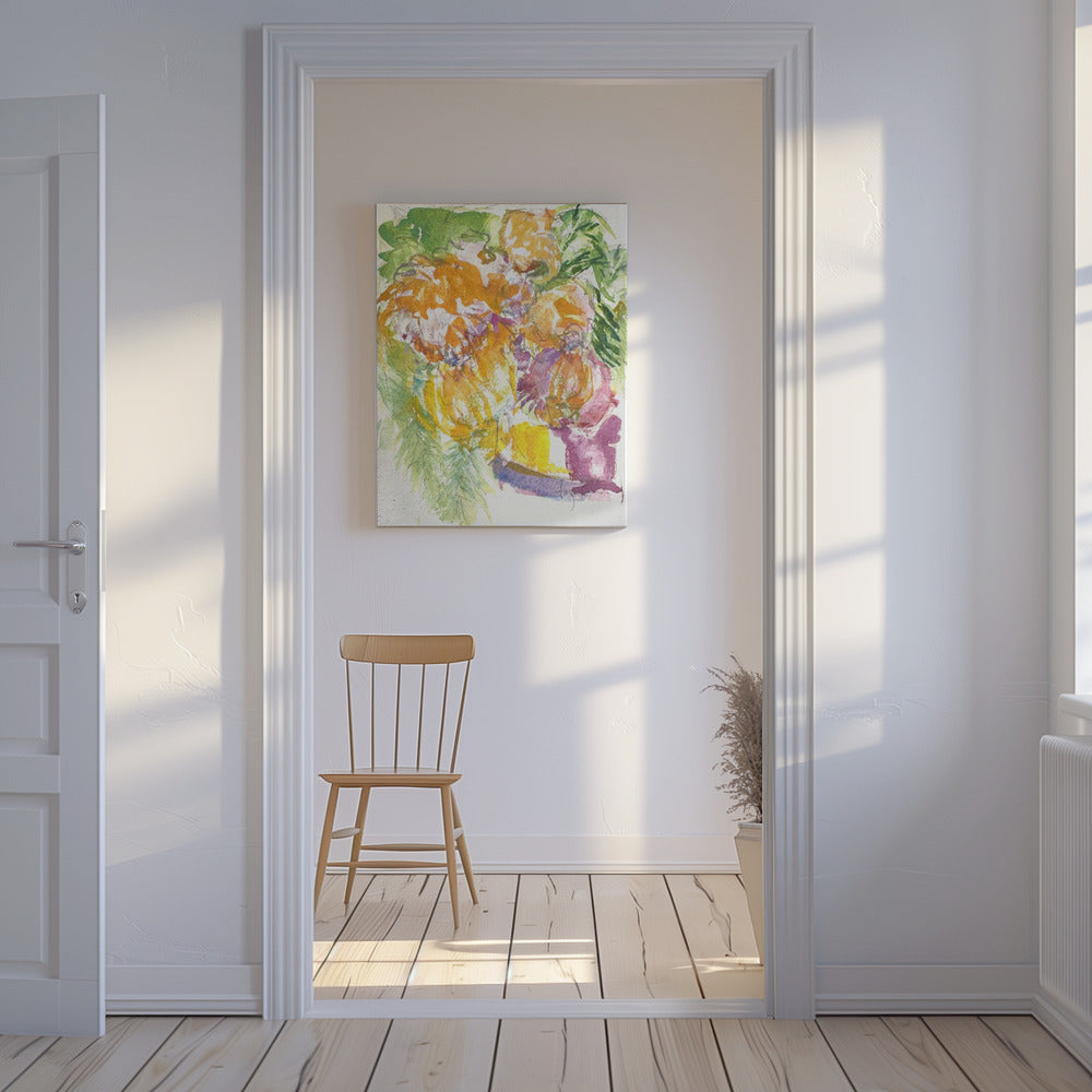 Leidenschaft der Orchideenblüte | Leinwand