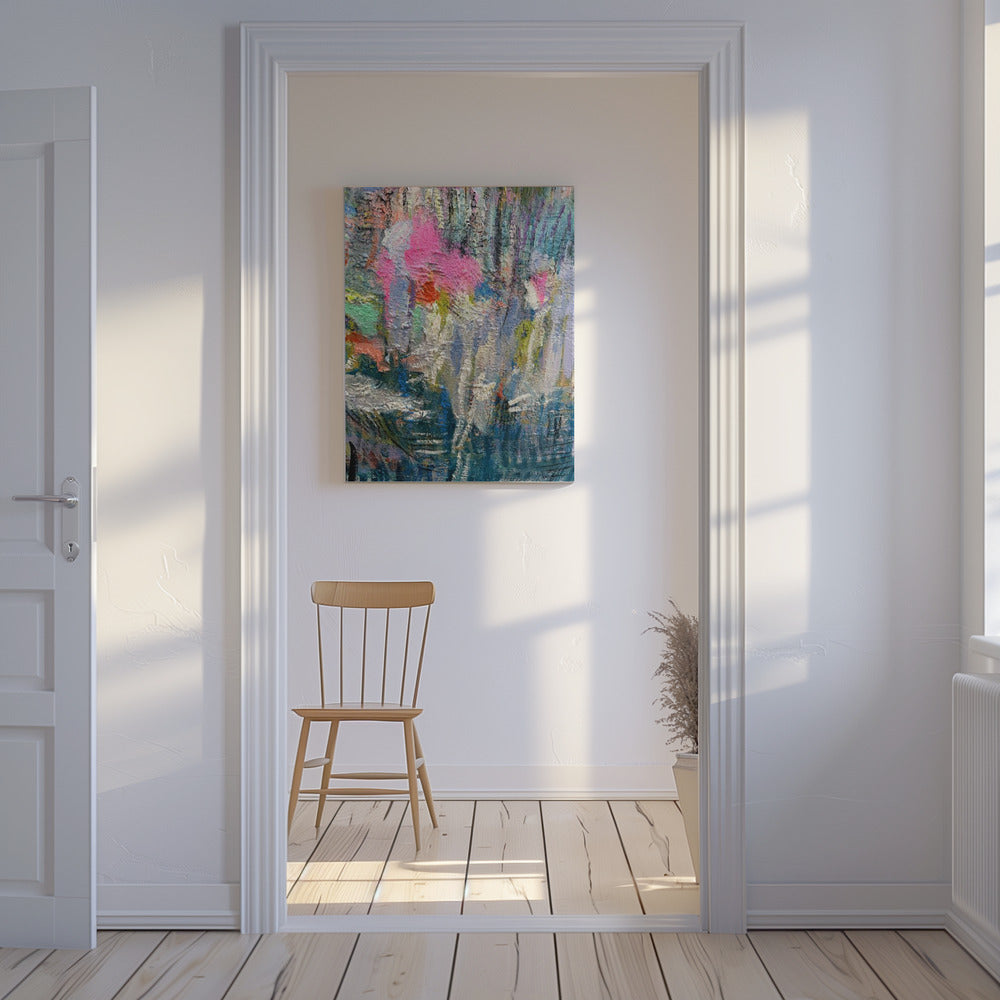 Expressionistisches farbenfrohes Abstraktes | Leinwand