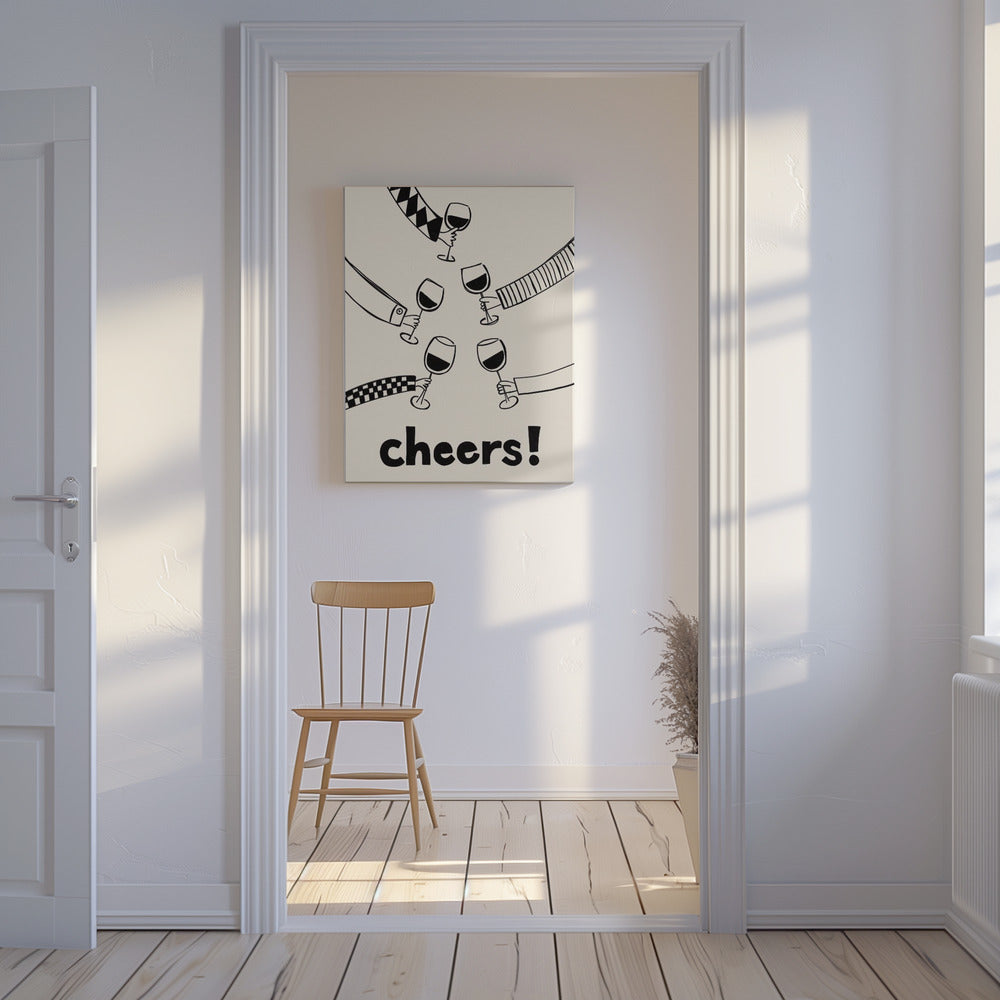 Cheers! Wine Celebration | Canvas