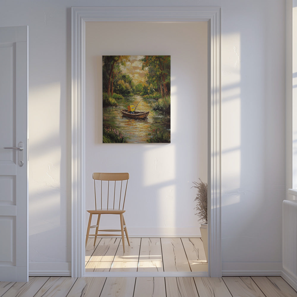 Bob am Fluss | Leinwand