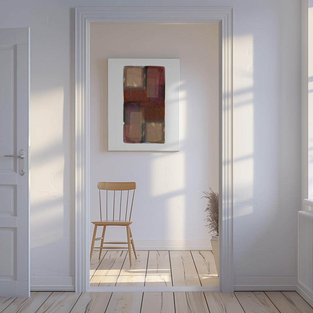 Deep Shades Shapes 2 | Canvas