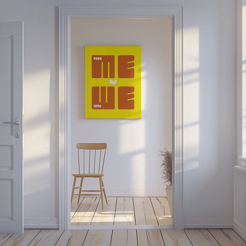 Mach aus mir ein Wir | Leinwand