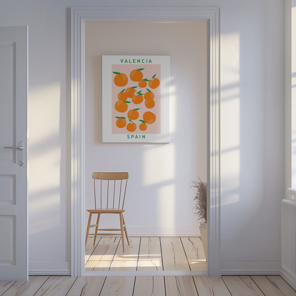Flower Market Oranges | Canvas