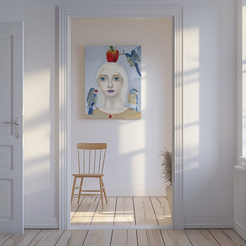 Nordische Frau Mut | Leinwand