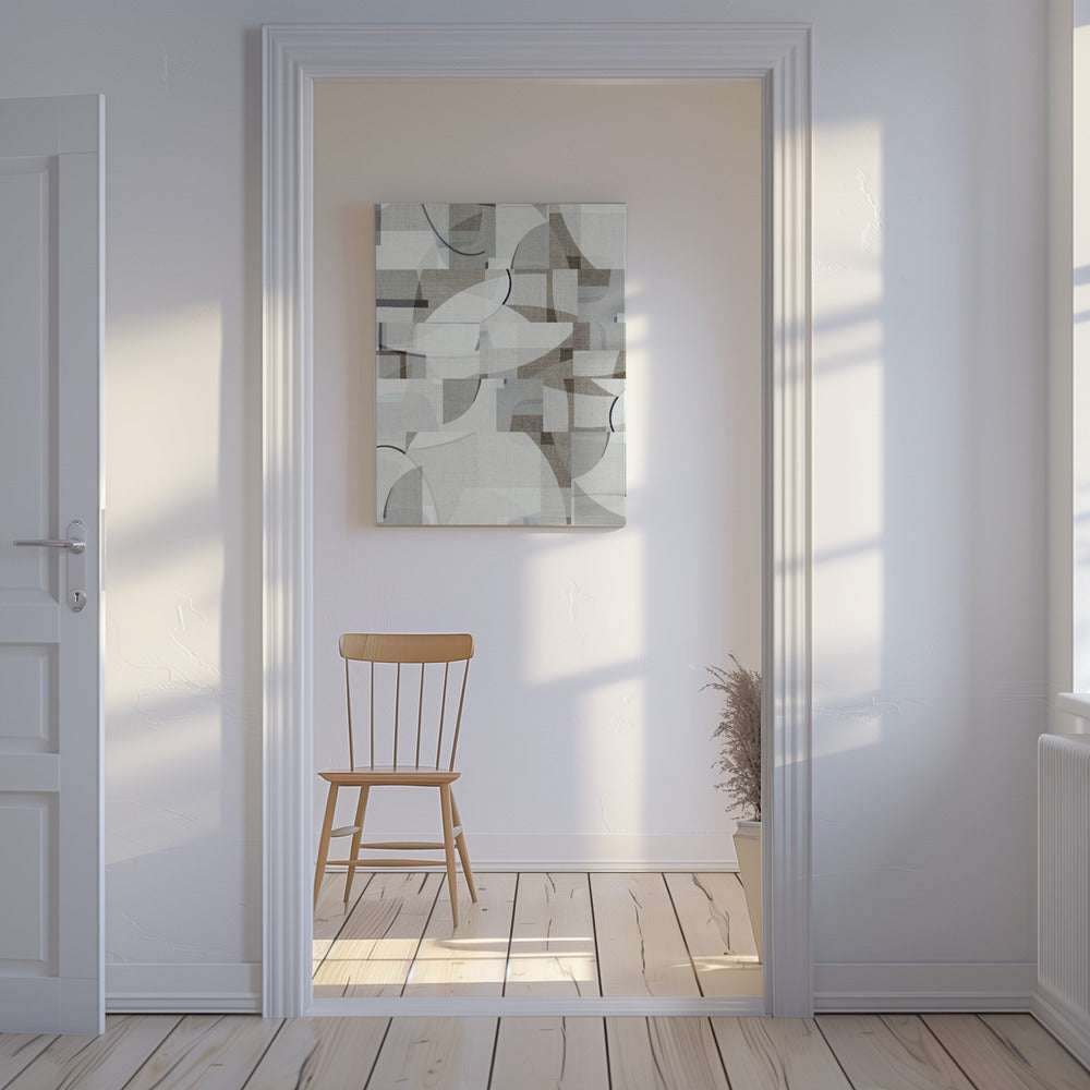 Neutrale Kurven 8 | Leinwand