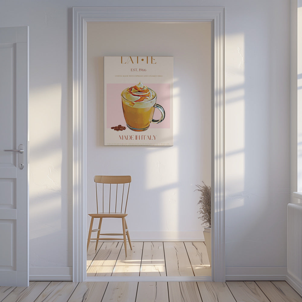 Cremiger Latte-Genuss | Leinwand