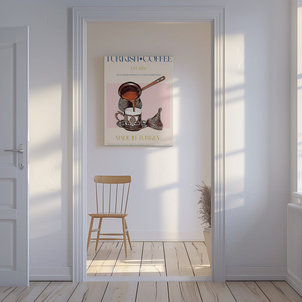 Türkischer Kaffeedruck | Leinwand