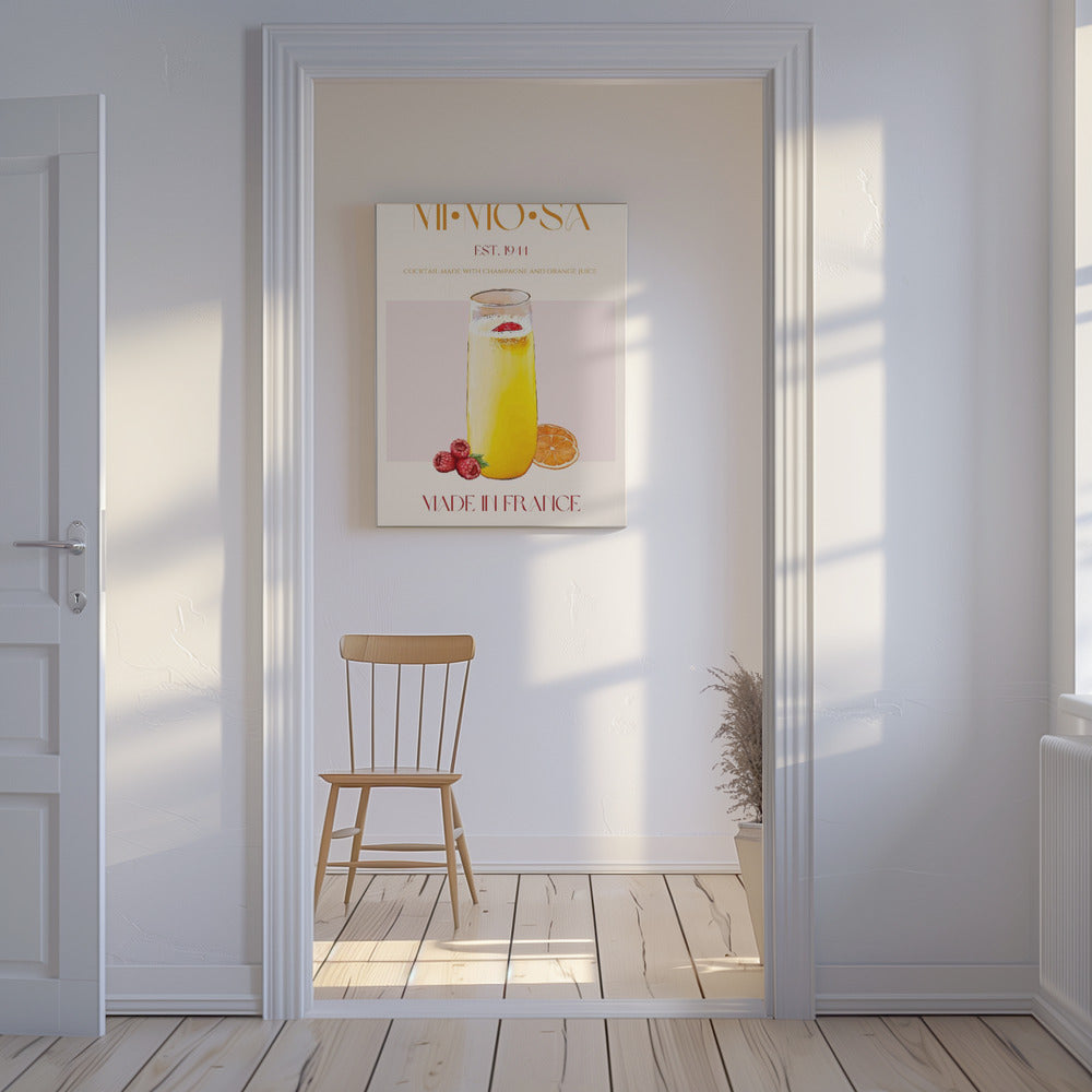 Französischer Sonnenaufgangsschlürf | Leinwand