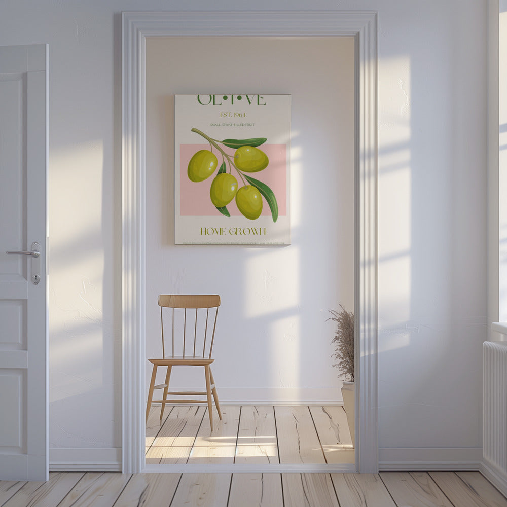 Goldene Oliven Essenz | Leinwand