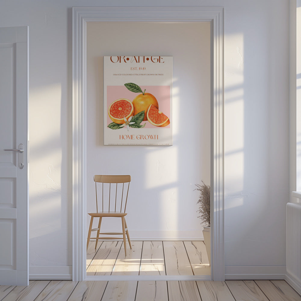 Vintage-themed With Vibrant Oranges | Canvas