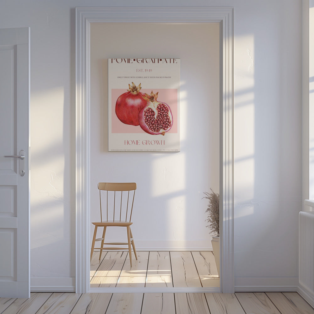 Saftiger Granatapfel | Leinwand