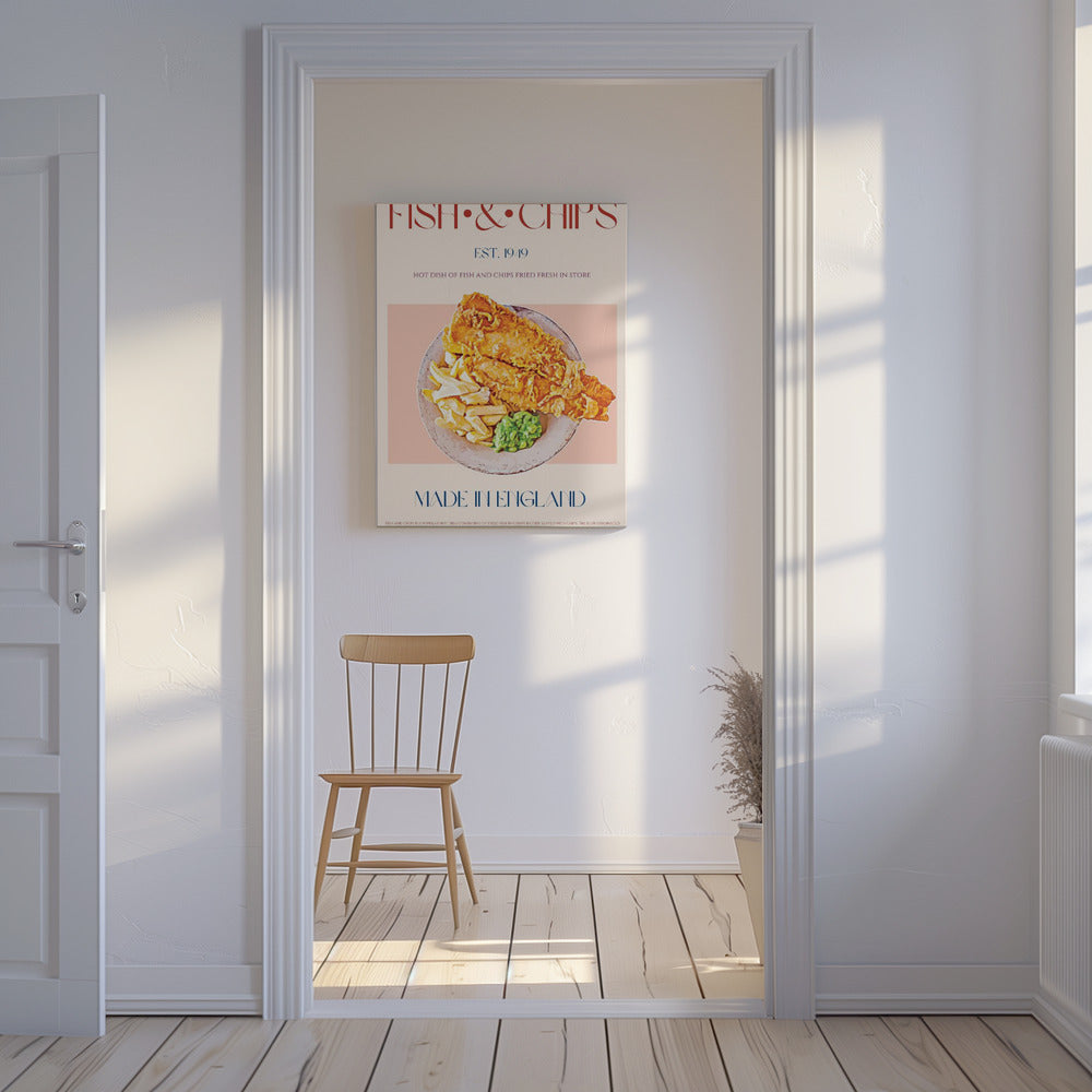 Classic Fish And Chips Dish | Canvas
